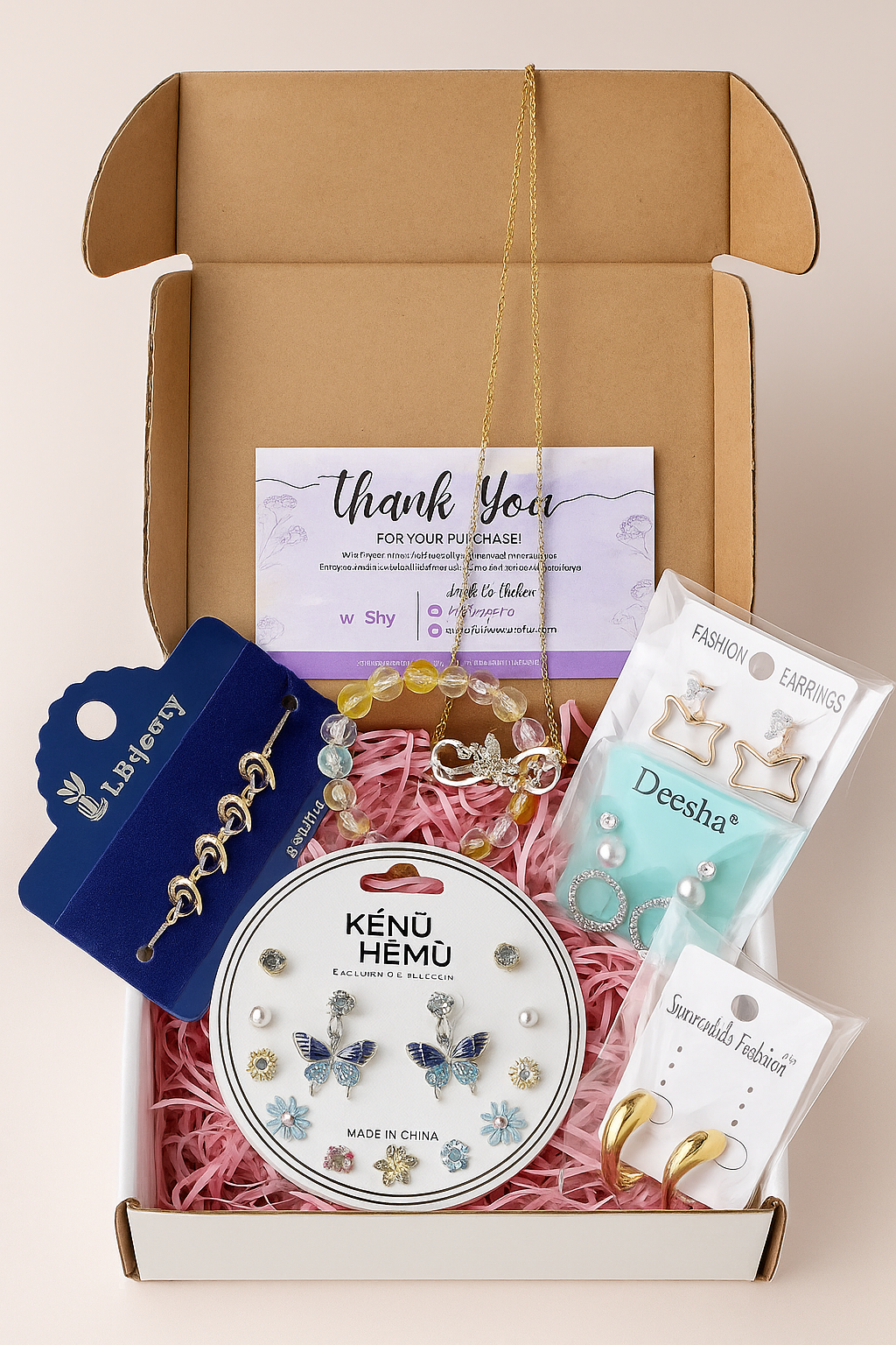 🌸 Wishy India Exclusive Jewelry Gift Hamper 🌸