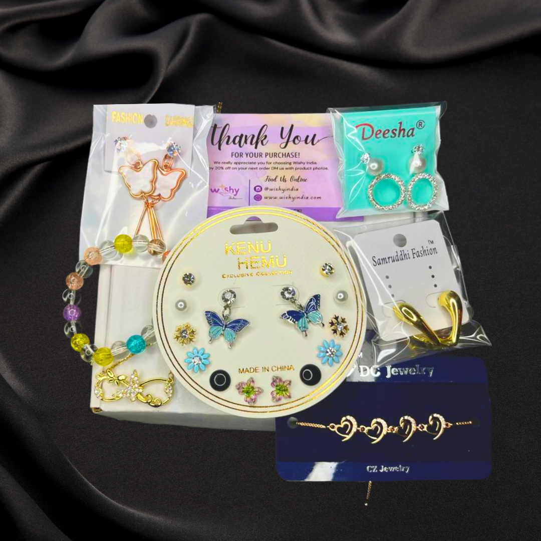🌸 Wishy India Exclusive Jewelry Gift Hamper 🌸